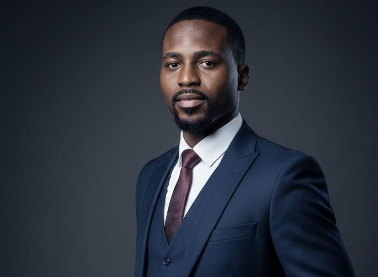 Corporate photography in westlands, man in black suit